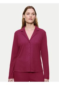 Triumph Koszulka piżamowa Mix&Match 10225047 Bordowy Regular Fit. Kolor: czerwony. Materiał: syntetyk #1