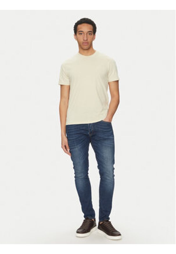 Liu Jo T-Shirt QA5145 J4819 Beżowy Regular Fit. Kolor: beżowy. Materiał: bawełna