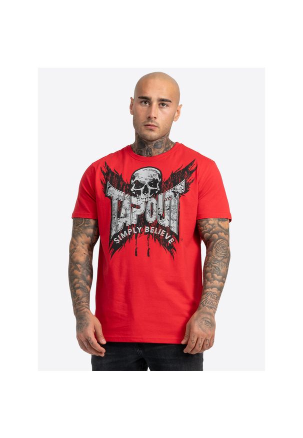 TAPOUT - Koszulka Tapout Creston. Kolor: czerwony, wielokolorowy, czarny