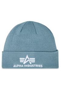 Alpha Industries Czapka 3D Beanie 168910 Niebieski. Kolor: niebieski. Materiał: materiał #1