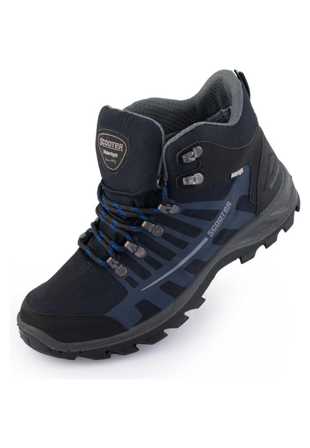 GLENMUIR - Wodoodporne buty turystyczne męskie Scooter Foton TL 45. Kolor: fioletowy