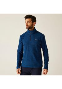 Regatta - Polar męski z suwakiem 1/2 Thompson Marl. Kolor: niebieski. Materiał: polar. Sport: turystyka piesza #1