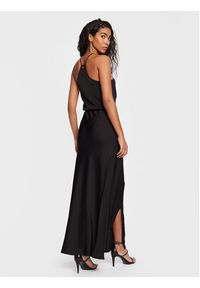 TwinSet - TWINSET Sukienka koktajlowa 231TP2430 Czarny Regular Fit. Kolor: czarny. Materiał: wiskoza. Styl: wizytowy #3