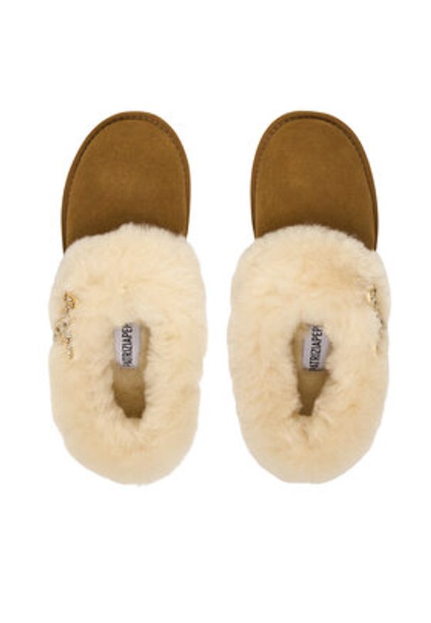 Patrizia Pepe Śniegowce PPJ988.24 Brązowy. Kolor: brązowy. Materiał: zamsz, skóra