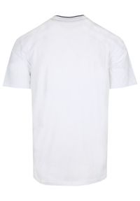 Jednokolorowa Męska Koszulka (T-Shirt) - Pako Jeans - Biała. Okazja: na co dzień. Kolor: biały. Materiał: bawełna. Styl: casual