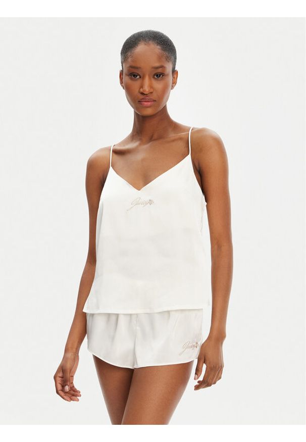 Juicy Couture Koszulka piżamowa JCLCT125511 Écru Regular Fit. Materiał: syntetyk