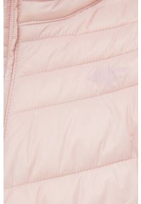 4f - 4F kurtka puchowa damska kolor różowy przejściowa. Okazja: na co dzień. Kolor: różowy. Materiał: puch. Styl: casual #5