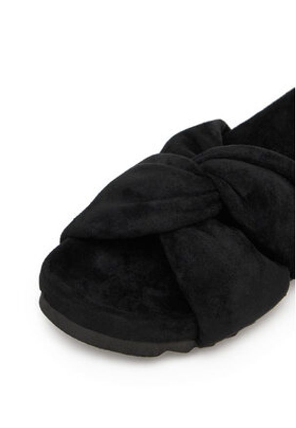 DeeZee Klapki CT1113-6 Czarny. Kolor: czarny. Materiał: syntetyk