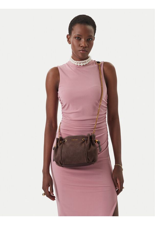 Liu Jo Torebka AA6084 E1116 Brązowy. Kolor: brązowy. Materiał: skórzane