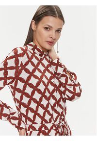 Marella Sukienka codzienna Pluto 2413621031200 Écru Regular Fit. Okazja: na co dzień. Materiał: wiskoza. Typ sukienki: proste. Styl: casual #5