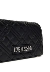 Love Moschino - LOVE MOSCHINO Torebka JC4248PP0MLA000B Czarny. Kolor: czarny. Materiał: skórzane #5