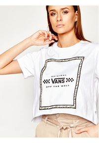 Vans T-Shirt Leila Tee VN0A4CWXWHT Biały Oversize. Kolor: biały. Materiał: bawełna #5