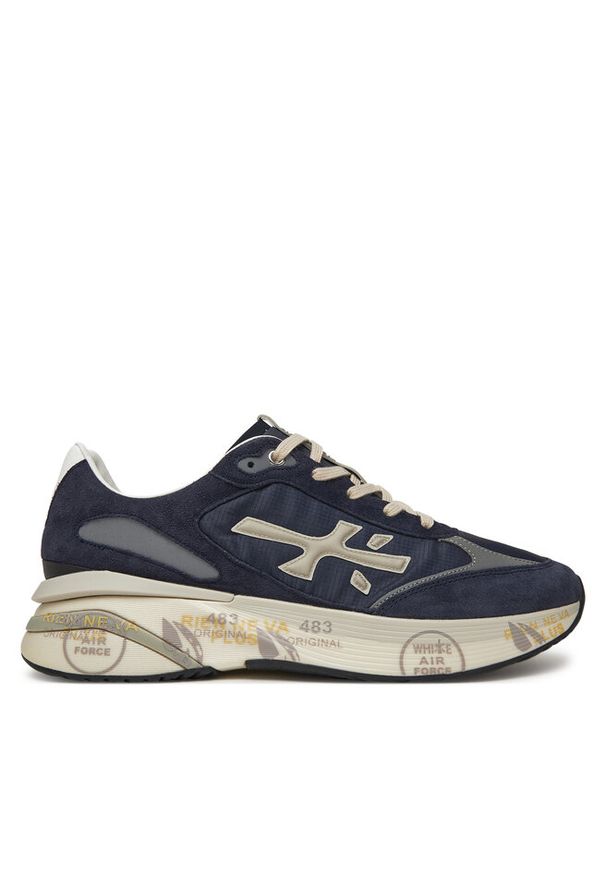 Sneakersy Premiata. Kolor: niebieski