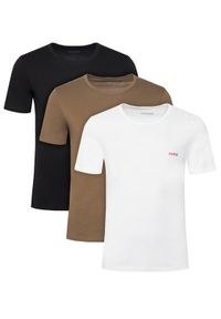 Hugo - HUGO Komplet t-shirtów Rn Triplet P 50532811 Kolorowy Regular Fit. Materiał: bawełna. Wzór: kolorowy #1