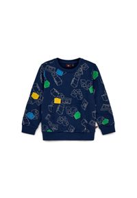 Bluza Dziewczęca LEGO Scout 205 Granatowa. Okazja: na co dzień. Kolor: niebieski. Styl: casual #1