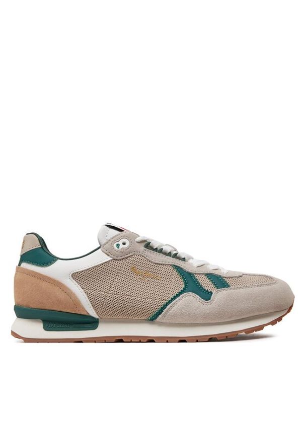 Pepe Jeans Sneakersy Brit Retro M PMS40004 Écru. Materiał: materiał