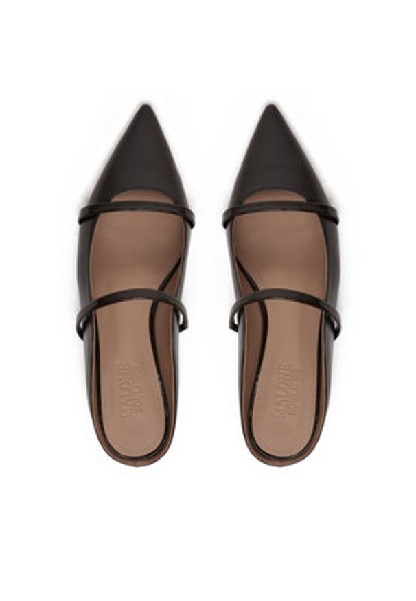 MALONE SOULIERS Klapki Maureen Flat 330 Brązowy. Kolor: brązowy. Materiał: skóra
