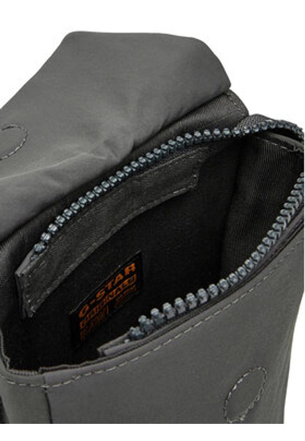 G-Star RAW - G-Star Raw Saszetka GSR-B-015-07 Szary. Kolor: szary. Materiał: materiał