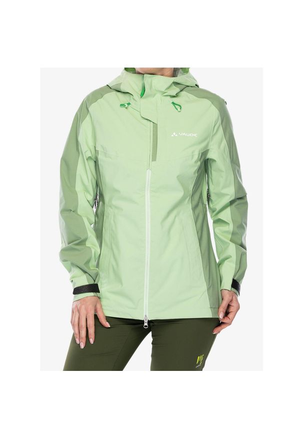 Kurtka przeciwdeszczowa damska Vaude Elope Jacket II. Kolor: zielony