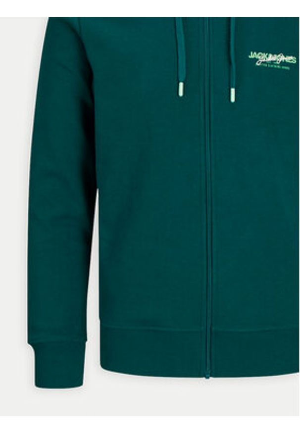 Jack & Jones - Jack&Jones Bluza Alvis 12256847 Zielony Standard Fit. Kolor: zielony. Materiał: bawełna, syntetyk