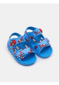 Sinsay - Sandały Spider-Man - niebieski. Kolor: niebieski