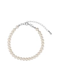 Braccatta - ADA bransoletka małe perły białe naturalne regulowana srebro. Materiał: srebrne. Kolor: biały. Wzór: aplikacja. Kamień szlachetny: perła