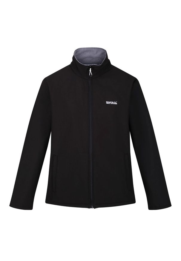 Regatta - Męski Softshell Cera V. Kolor: czarny. Materiał: softshell. Sport: turystyka piesza