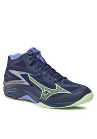 Buty Mizuno Thunder Blade Z Mid V1GA2375 Eveblue/Techgreen/Iolite 11. Kolor: niebieski #1