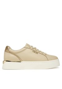 Liu Jo Sneakersy Pretty 06 BF5041 PX026 Beżowy. Kolor: beżowy. Materiał: skóra