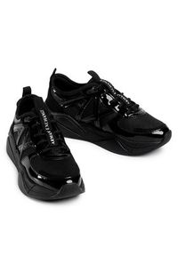 Armani Exchange Sneakersy XDX039 XV311 00002 Czarny. Kolor: czarny. Materiał: materiał
