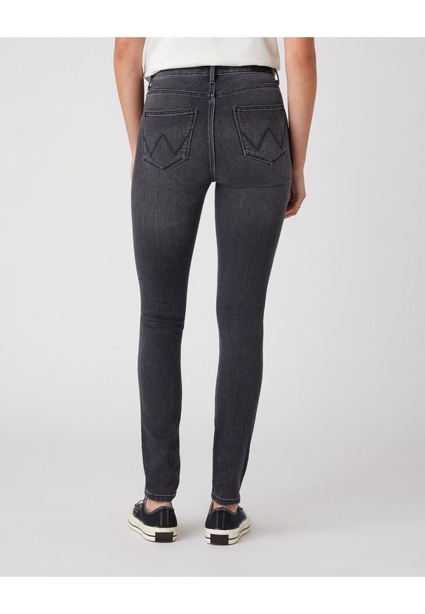 Wrangler - DAMSKIE SPODNIE JEANSOWE WRANGLER HIGH RISE SKINNY SOFT STORM W27H-ZJ-29K 112128153