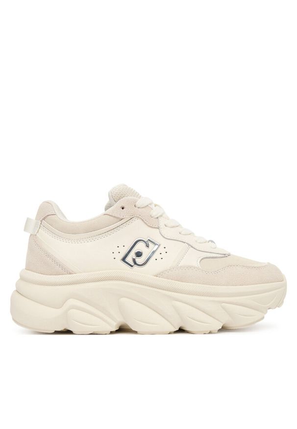 Sneakersy Liu Jo. Kolor: kremowy