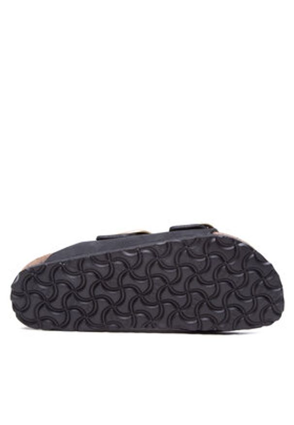 Birkenstock Klapki Arizona Big Buckle 1023290 Czarny. Kolor: czarny. Materiał: skóra, nubuk