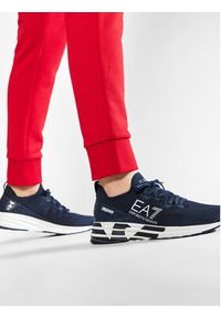 EA7 Emporio Armani Sneakersy X8X095 XK240 N527 Granatowy. Kolor: niebieski. Materiał: materiał #5