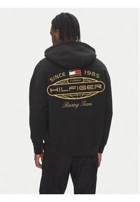 TOMMY HILFIGER - Tommy Hilfiger Bluza F1 Movie MW0MW41386 Czarny Regular Fit. Kolor: czarny. Materiał: bawełna #4