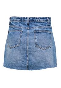 only - ONLY Spódnica jeansowa Kadie 15345569 Niebieski Regular Fit. Kolor: niebieski. Materiał: bawełna