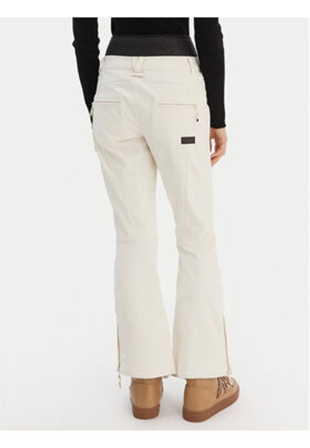 Roxy Spodnie snowboardowe Rising High ERJTP03295 Biały Skinny Fit. Kolor: biały. Materiał: syntetyk. Sport: snowboard