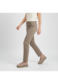 Sneakersy damskie Filippo, cholewka skóra naturalna zamszowa z perforacją sznurowanie klasyczne miękko wykończony kołnierz przy kostce, beżowe, DP750. Zapięcie: sznurówki. Kolor: beżowy. Materiał: zamsz, skóra. Szerokość cholewki: normalna. Styl: klasyczny #5