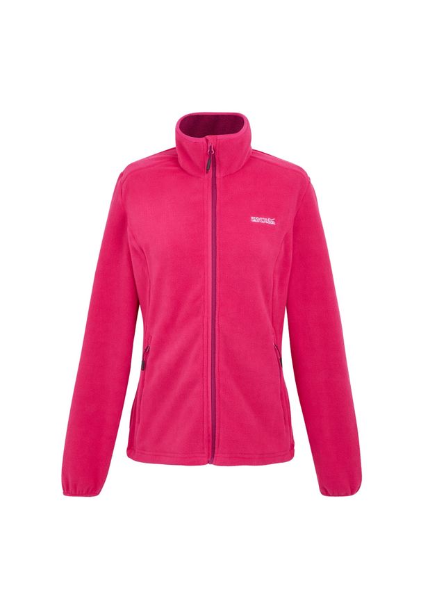 Regatta - Damski Polar Z Suwakiem Floreo IV. Kolor: różowy, fioletowy. Materiał: polar. Sezon: zima. Sport: turystyka piesza