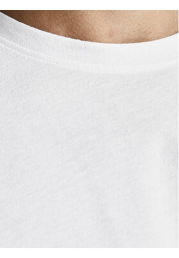 Jack & Jones Longsleeve Noa 12190128 Biały Loose Leg. Kolor: biały. Materiał: bawełna. Długość rękawa: długi rękaw