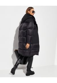 YVES SALOMON PARIS - Czarny płaszcz puchowy. Kolor: czarny. Materiał: puch. Długość rękawa: długi rękaw. Długość: długie. Styl: elegancki, sportowy #7