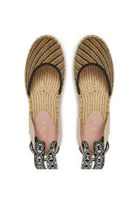 Coccinelle Espadryle E4 SRK 22 02 01 Beżowy. Kolor: beżowy. Materiał: materiał #3