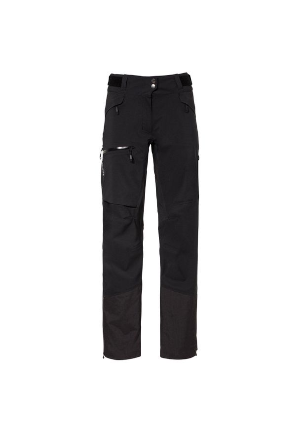 Vaude - Spodnie damskie VAUDE Monviso. Kolor: czarny. Sezon: lato. Sport: turystyka piesza, wspinaczka