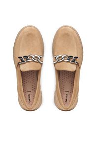 Geox Półbuty D Flextride D659AA 00022 C5000 Beżowy. Kolor: beżowy. Materiał: zamsz, skóra #3