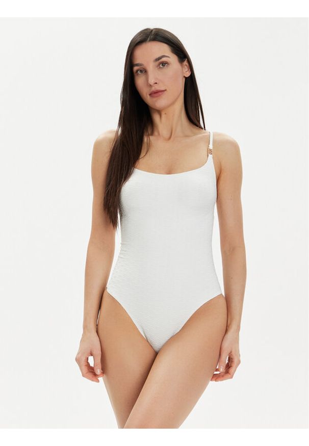 SELMARK - Selmark Strój kąpielowy BK058 Biały. Kolor: biały. Materiał: syntetyk