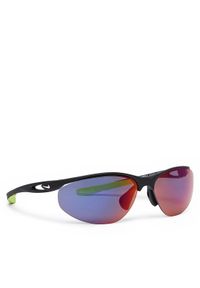 Nike Okulary przeciwsłoneczne Aerial E DZ7353 011 Czarny. Kolor: czarny