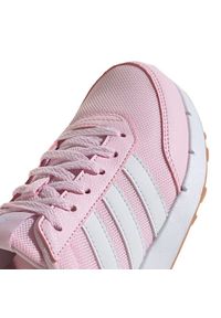 Adidas - Buty adidas Run 50s W IG6559 różowe. Okazja: na co dzień. Zapięcie: sznurówki. Kolor: różowy. Materiał: materiał, syntetyk, guma. Szerokość cholewki: normalna. Model: Adidas Cloudfoam. Sport: bieganie #3