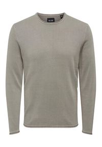 Only & Sons Sweter 22006806 Szary Regular Fit. Kolor: szary. Materiał: bawełna