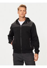 Hechter Paris Bluza 70018 142921 Czarny Regular Fit. Kolor: czarny. Materiał: syntetyk #1