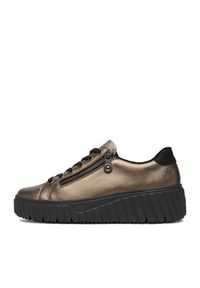 Rieker Sneakersy CEO-N2501-90 Złoty. Kolor: złoty. Materiał: skóra, syntetyk #7
